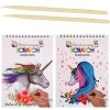 Zestaw 2 zdrapek dla dzieci Unicorn + 2x rysik