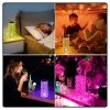 Lampka kryształowa led rgb nocna + pilot