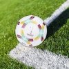 Piłka nożna rozmiar 5 model FIFA Qatar 2022– skórzana, szyta, treningowa
