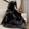 Bluza zimowa z kapturem oversize