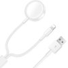 Ładowarka indukcyjna do iphone apple watch kabel 2w1