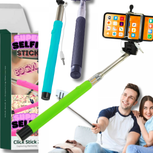 Kijek do selfie mix kolorów teleskopowy do 80 cm