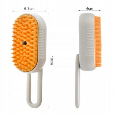 Szczotka parowa dla kota i psa elektryczna do pielęgnacji sierści