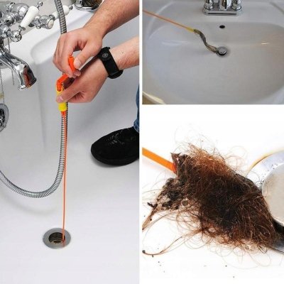 Spirala do udrażniania rur 360° przetykacz mechaniczny