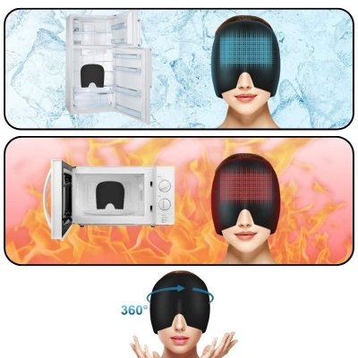 Czapka opaska na migrenę ból głowy