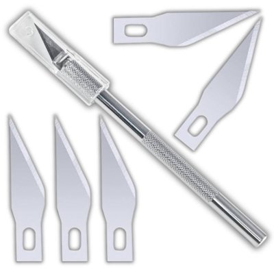 Skalpel nóż modelarski + 5 ostrzy