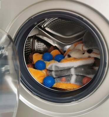 Kule do prania suszenia zmiękczające jeżyki 4 sztuki