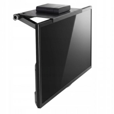 Półka na TV / monitor – uchwyt na dekoder, piloty i akcesoria