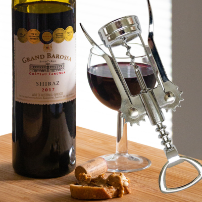 korkociąg otwieracz metalowy 2w1