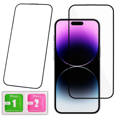 Etui ochronne 3w1 do iPhone 15 z uchwytem ring i szkłem 9H – zestaw Clear 360°