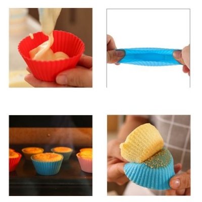 Foremki do ciastek muffinek 50 sztuk