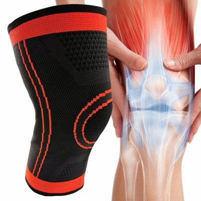 Stabilizator kolana XL orange - orteza opaska uciskowa