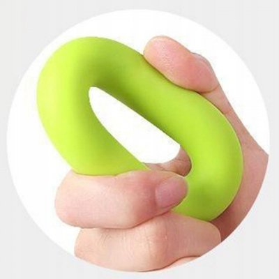 Zestaw do ćwiczeń palców dłoni kółka i gumy w woreczku