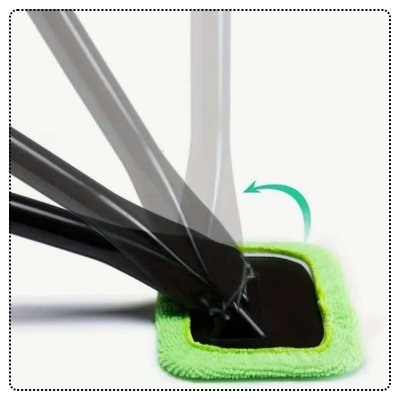 myjka z ruchomą głowicą do szyb samochodowych i do luster