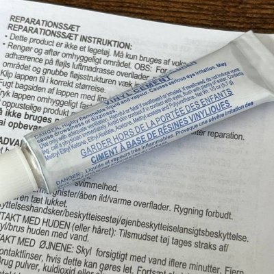 Zestaw naprawczy do materacy basenów dmuchanych zabawek klej + łatka