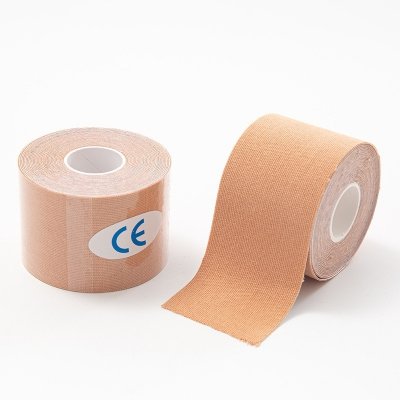 Taśma do ciała beżowa unosząca biust 5mx5cm