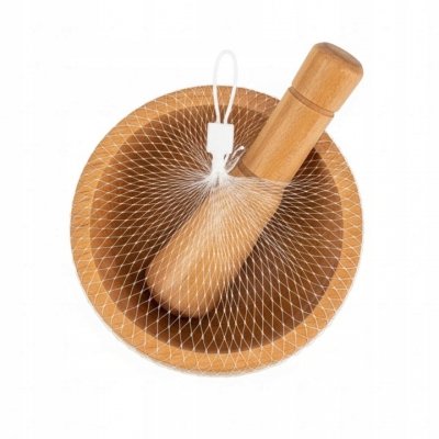 Moździerz kuchenny z tłuczkiem do rozdrabniania przypraw ziół