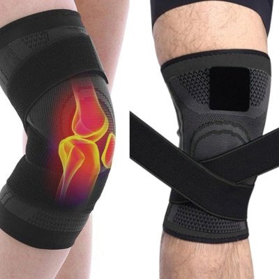 Opaska na kolano ściągacz stabilizator rzepki r. XXXL