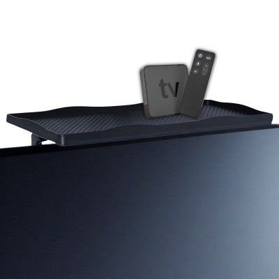 Półka na TV / monitor – uchwyt na dekoder, piloty i akcesoria