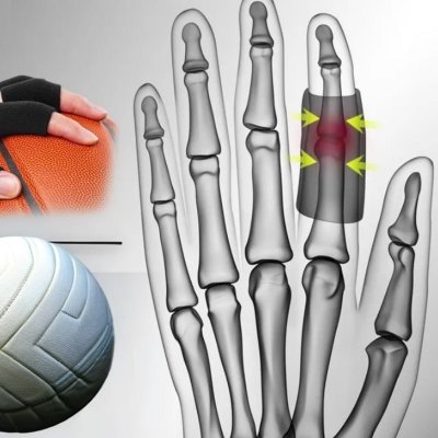 Opaski ochraniacze elastyczne na palce 10 sztuk