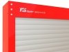 Gablota narzędziowa zamykana roletą aluminiową z dostawką P-4-02-04
