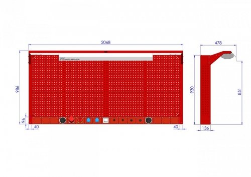 Tablica narzędziowa N207-01-E