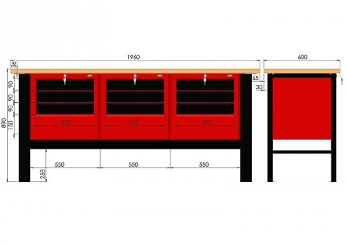 Stół warsztatowy N-3-15-01