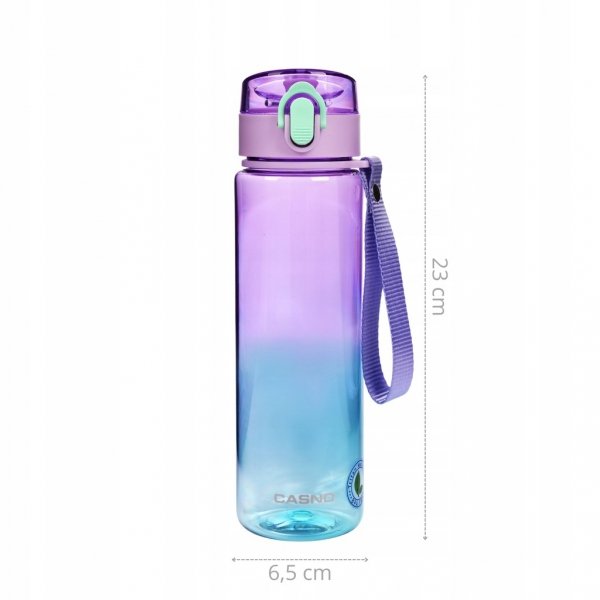 Casno Butelka Tritanowa na Wodę 560ml Majestic Fioletowo-Niebieska foto4