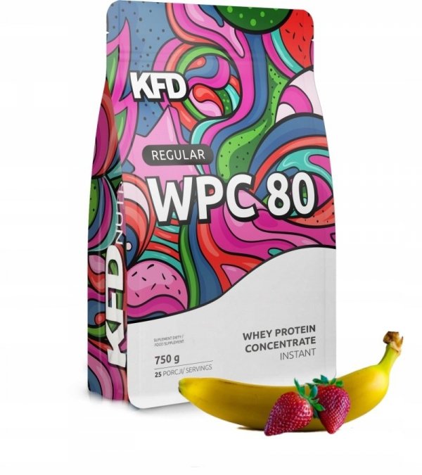 KFD Regular WPC 80 750 g Banan-Truskawka