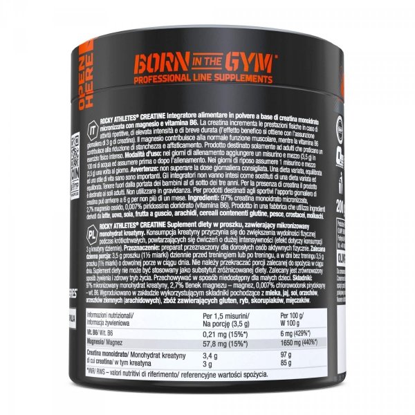 Olimp Rocky Athletes Creatine 200 g opis