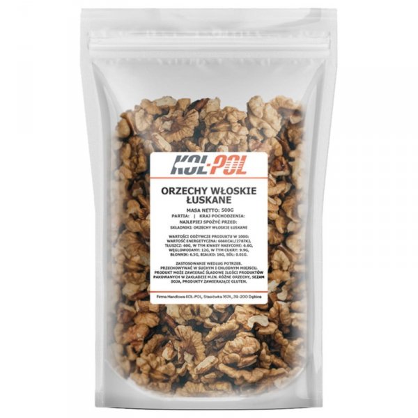 Orzechy Włoskie 500g Łuskane K&amp;L Food 