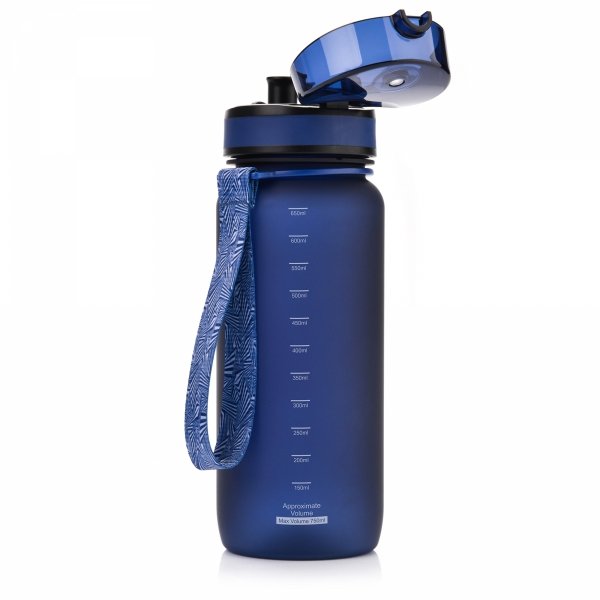 Bidon Sportowy Meteor 650 ml Tritan Granatowy foto2