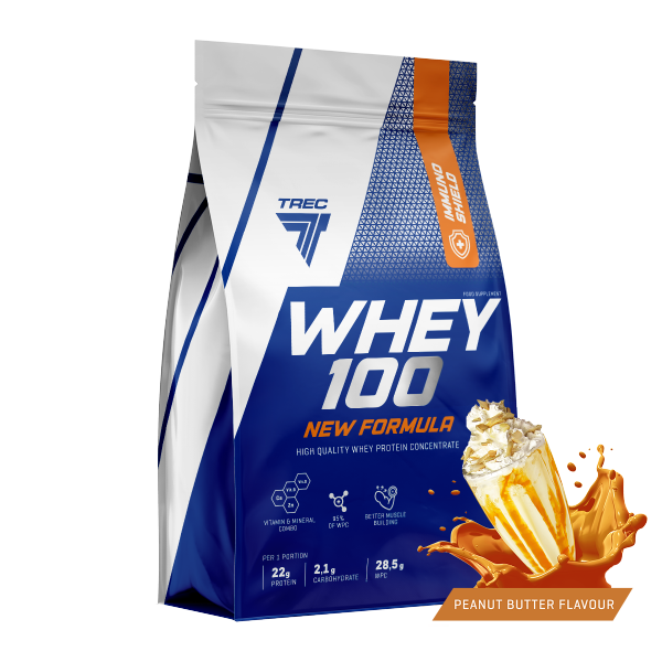 Trec Whey 100 New Formula 2000g Masło Orzechowe z Wanilią