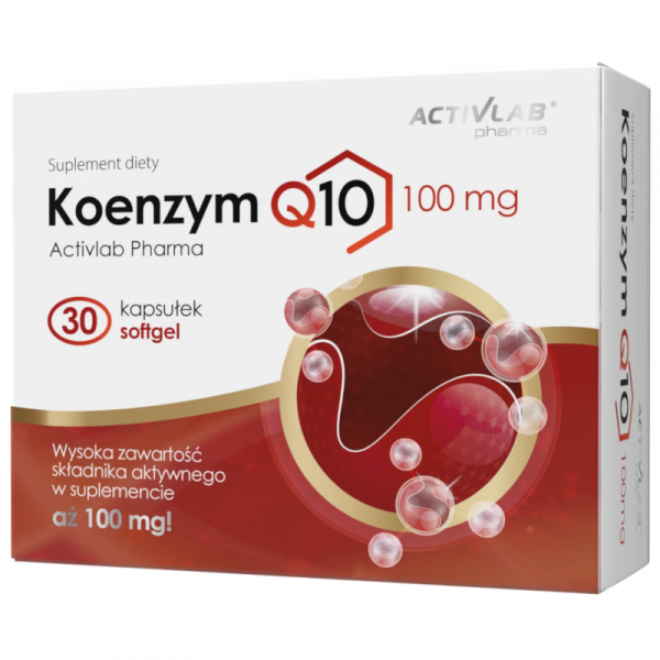 Koenzym Q10 100 mg Activlab 30 kaps. softgel