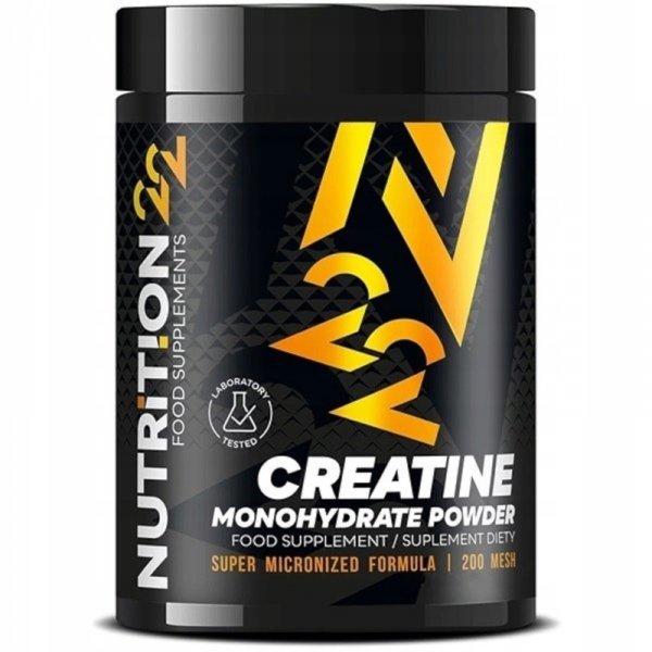  Nutrition22 Creatine Monohydrate Powder 500g Naturalna