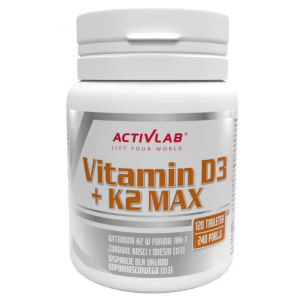 D3+K2 MAX Activlab 120 kaps.