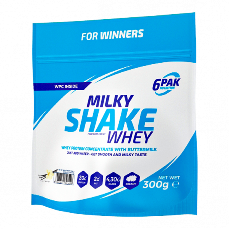 Białko  6PAK Milky Shake Whey  300g  Lody Waniliowe