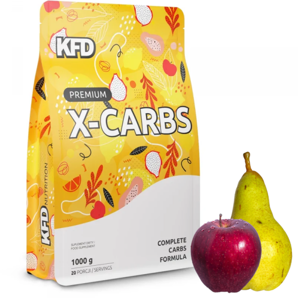 KFD Premium X-Carbs 1000g Jabłko-Gruszka