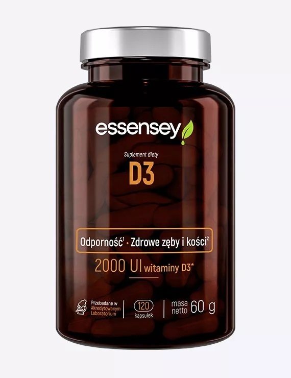 Witamina D3 Essensey 120 kaps.