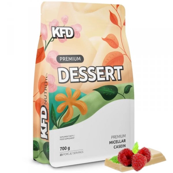 KFD Premium Dessert 700 g Biała Czekolada-Malina