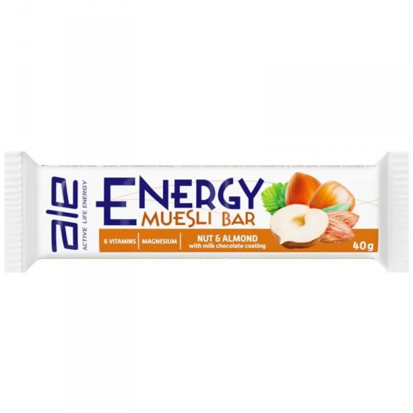 ALE Energy Muesli Bar 40g Nut &amp; Almond,