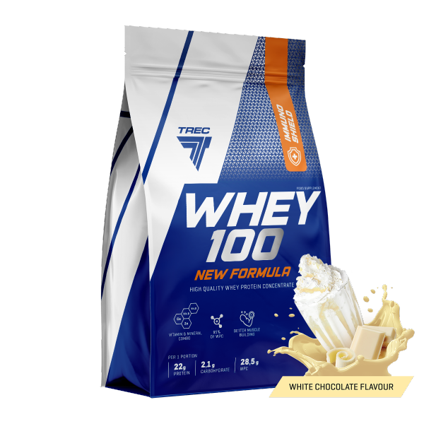  Trec Whey 100 New Formula 2000g Biała Czekolada