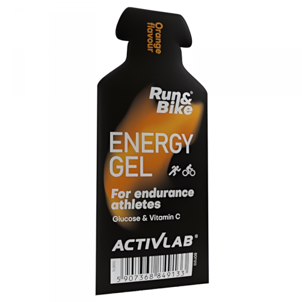 Run&amp;Bike Energy Gel Activlab 40g Pomarańcza