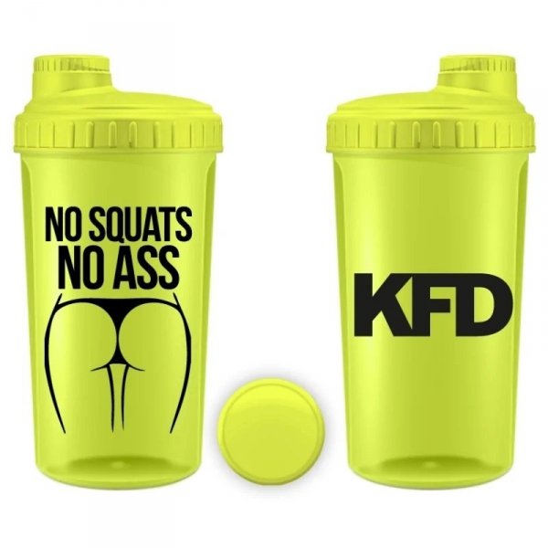 KFD Shaker PRO 700ml Żółty - No Squats