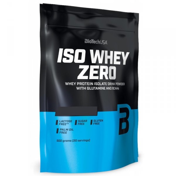 BioTechUSA Iso Whey Zero Białko WPI 500g smak Cookies