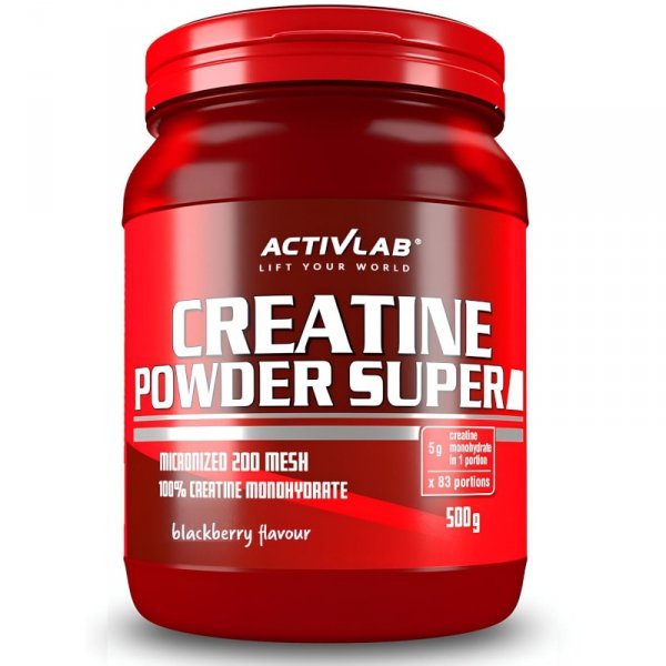 Creatine Powder Super Activlab 500g Czarna Porzeczka