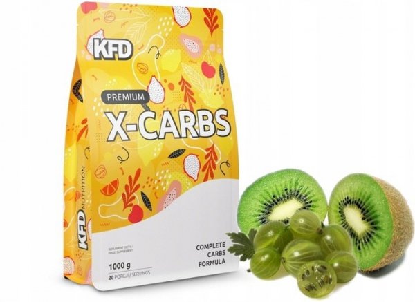KFD Premium X-Carbs 1000 g Kiwi-Agrest