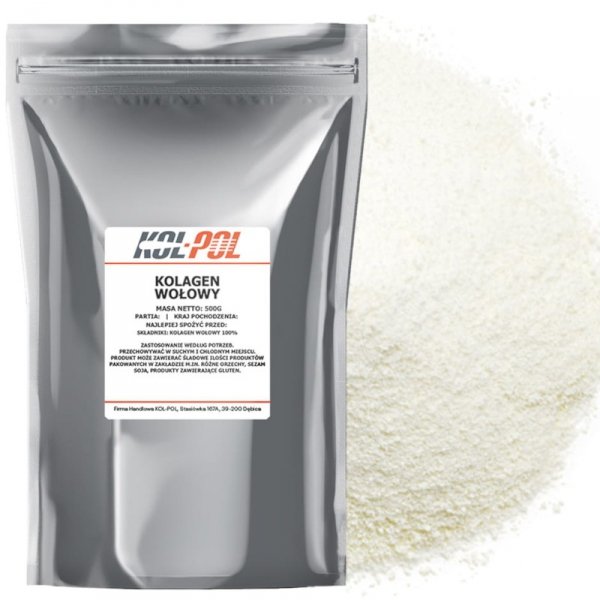 Kolagen Wołowy 500g Naturalny Kol-Pol Keto