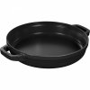 Zestaw 2 Naczyń + Pokrywka 24 Cm Czarny Staub