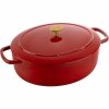Garnek żeliwny Owalny 5.5l Czerwony Bellamonte Ballarini